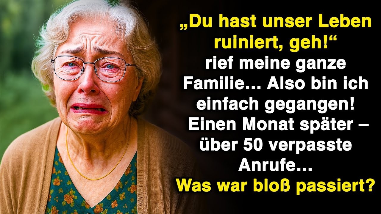 Meine Familie gab mir die Schuld    Ich brach den Kontakt ab  Ein Monat später