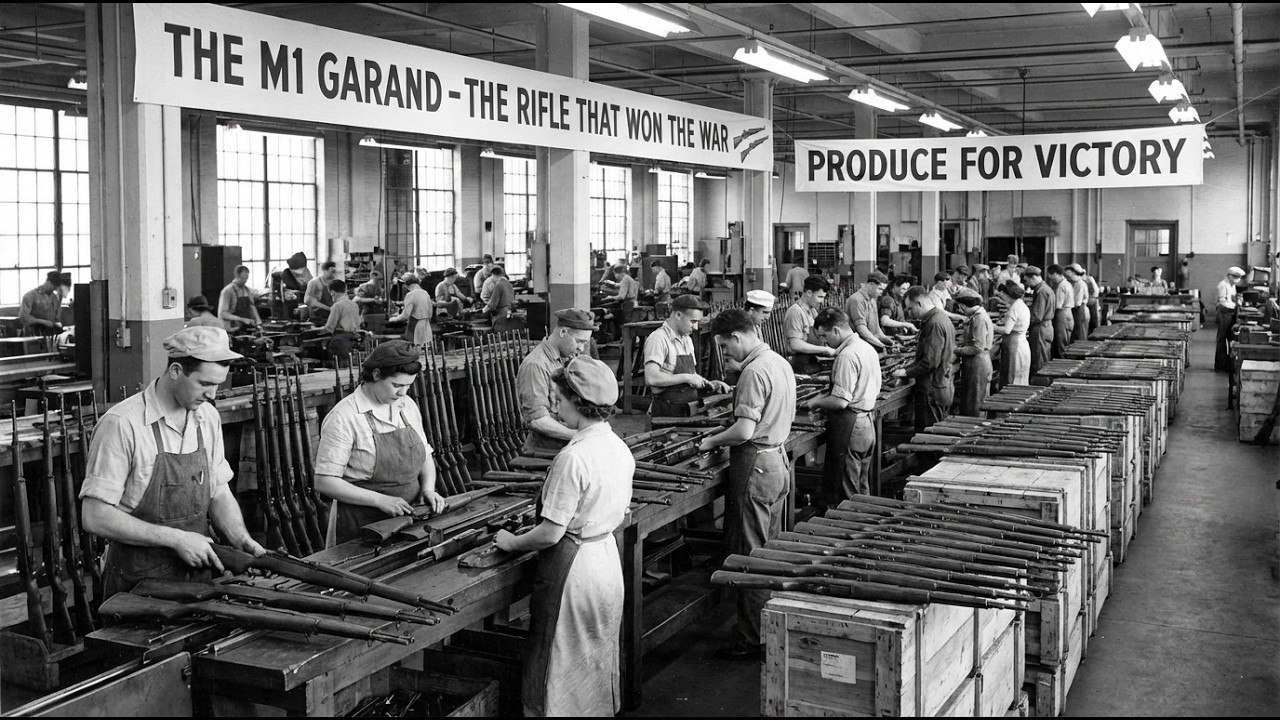 Inside the Factory That Built the M1 Garand — The Rifle That Won the War
