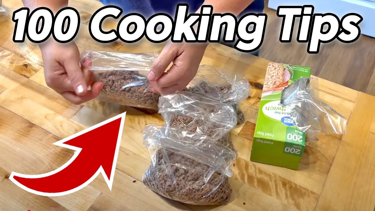 100 Super Simple Cooking Tips For Easier Meals & A Lower Grocery Budget – Part 1