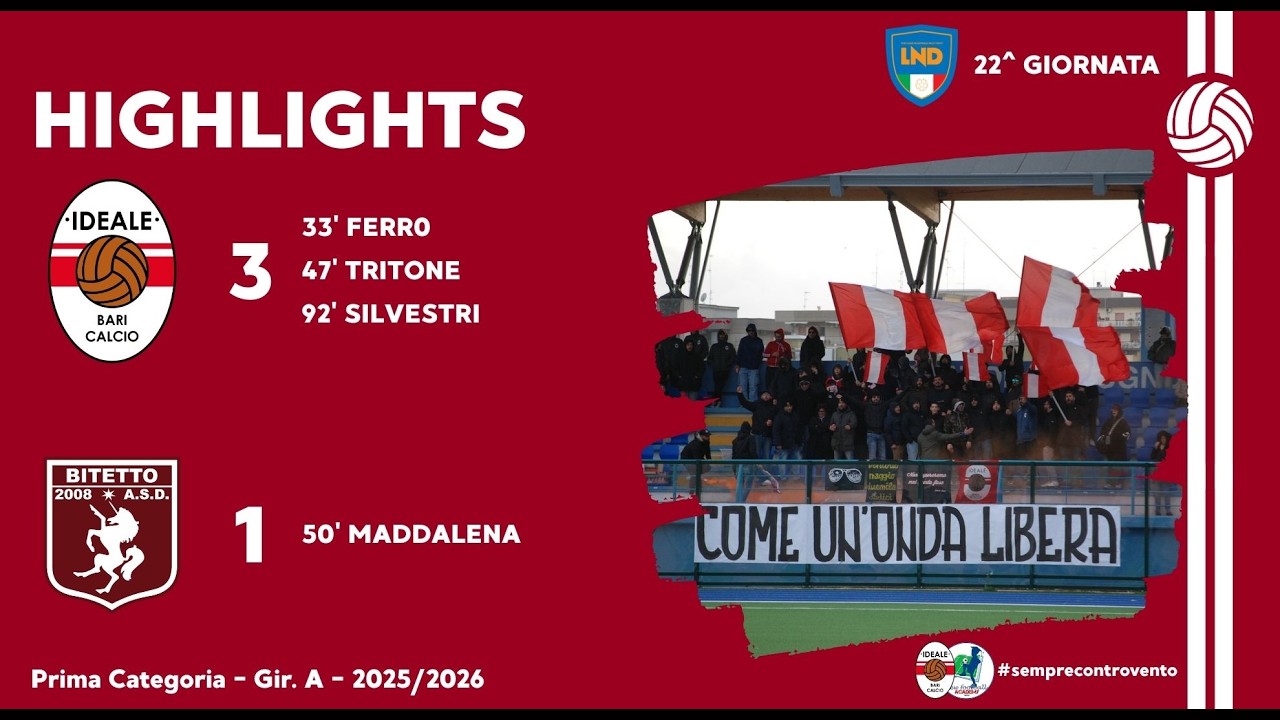 IDEALE BARI 3 - 1 BITETTO
