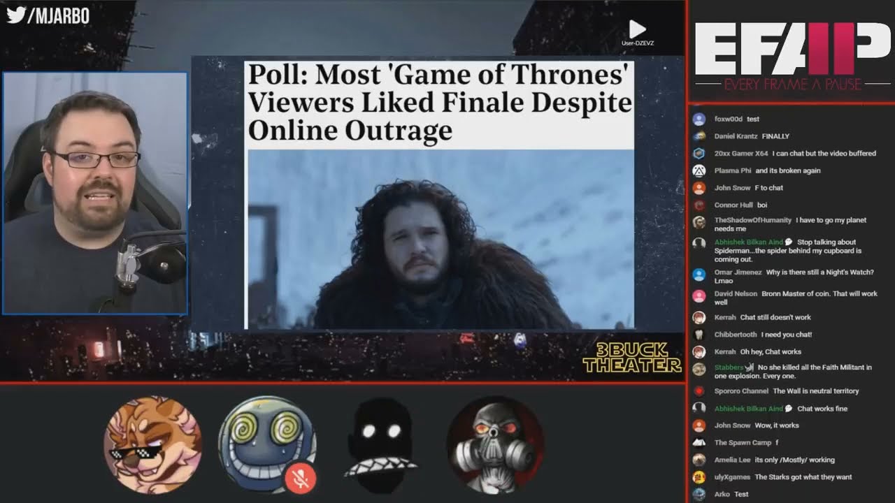 EFAP Highlight: Matt Jarbo's Game Of Thrones survey fiasco