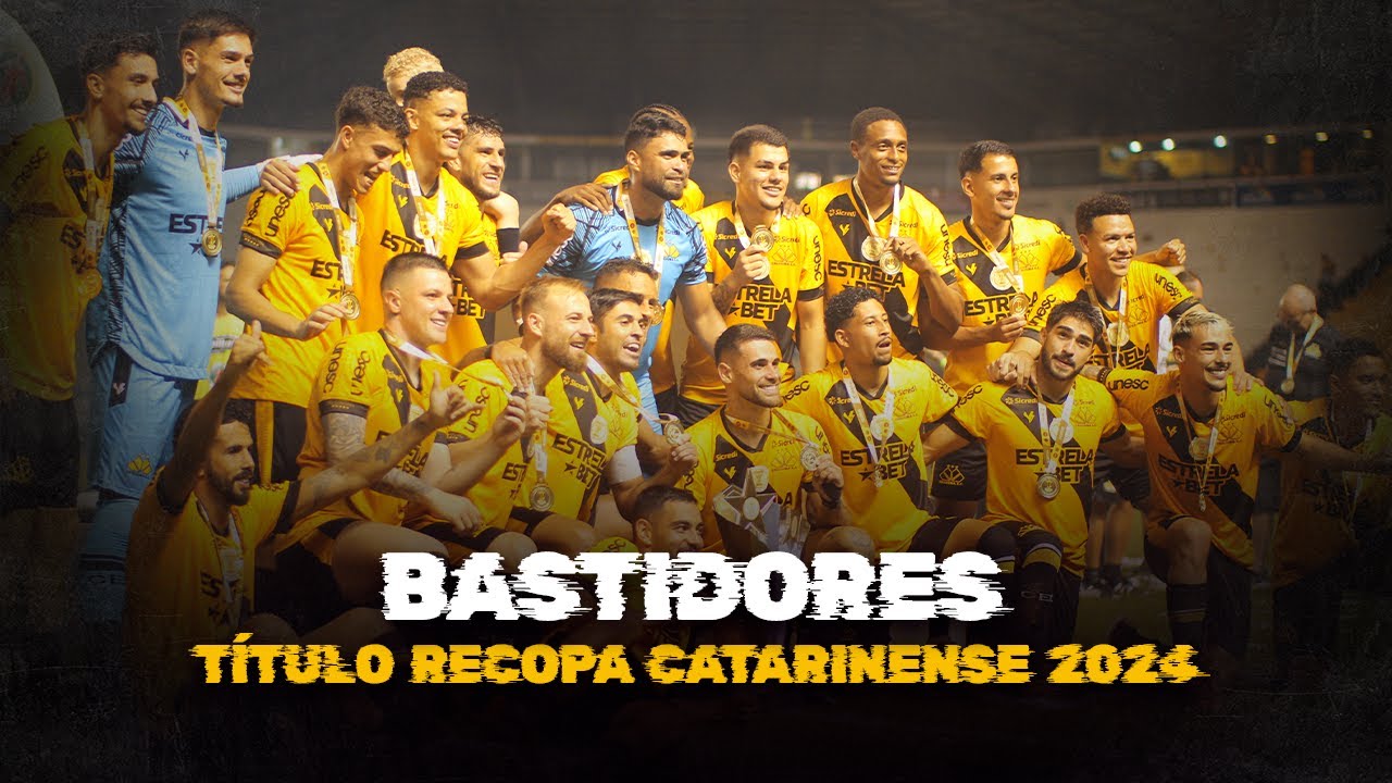 BASTIDORES | CAMPEÃO RECOPA CATARINENSE | Criciúma 2x0 Marcílio Dias