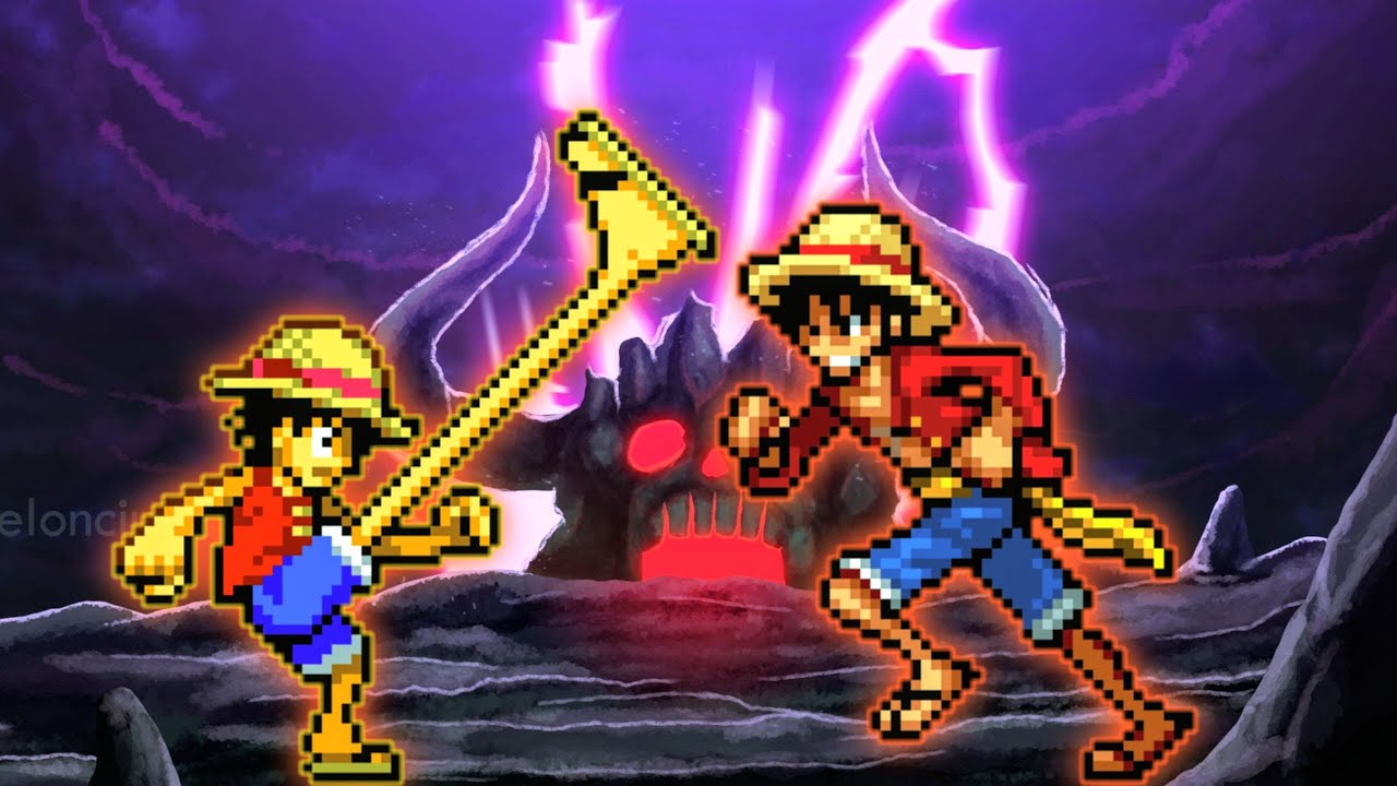 Luffy Start OP VS Luffy 5th Emperor OP in Jump Force Mugen