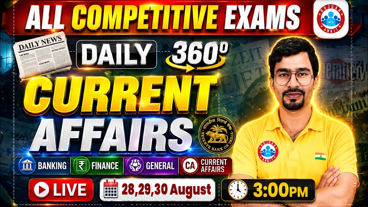 Current Affairs Today | 30 August Current Affairs 2026 for Bank Exams | Daily Current Affairs 2026