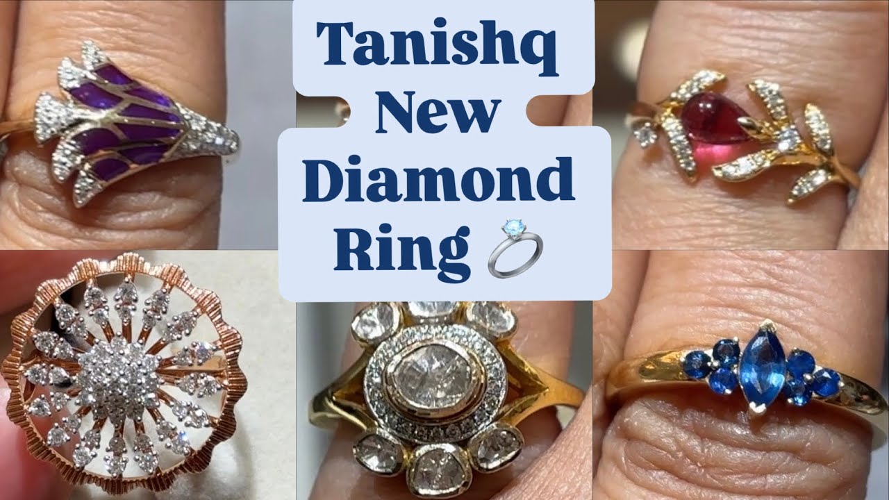 Новая коллекция бриллиантовых колец Tanishq 💍 | Легкая современная коллекция колец | 2026
