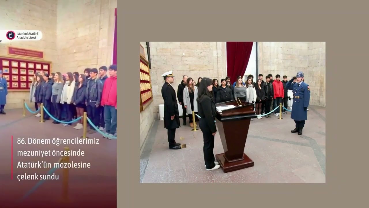 12. Sınıf Öğrencilerimiz Atatürk’ün Mozolesine Çelenk Sundular.