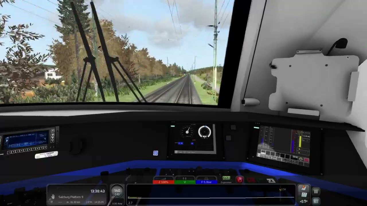 Train Simulator Classic - RJX (München Hbf)-Rosenheim-Salzburg Hbf-(Linz-Wien-Budapest) part 1