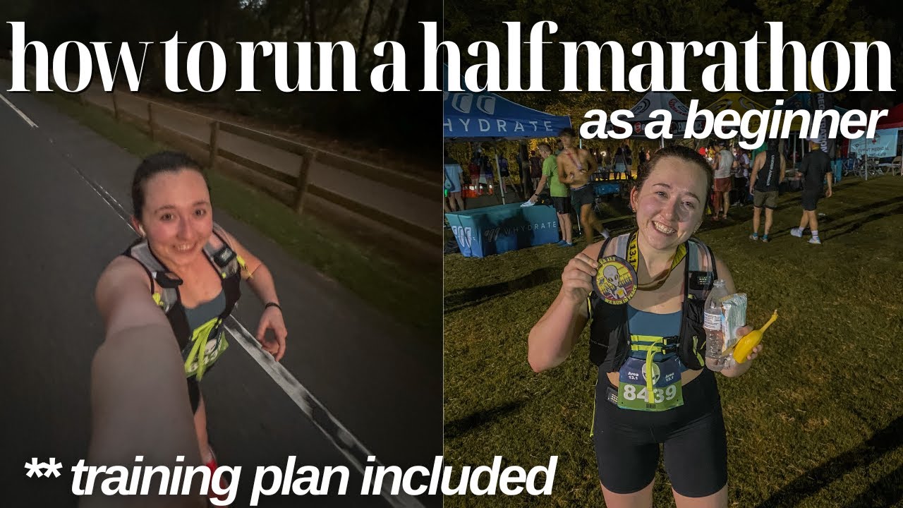 I Ran My First Half Marathon (as a total beginner)🏃🏻&zwj;♀️💨 training plan, running tips, shoe recs