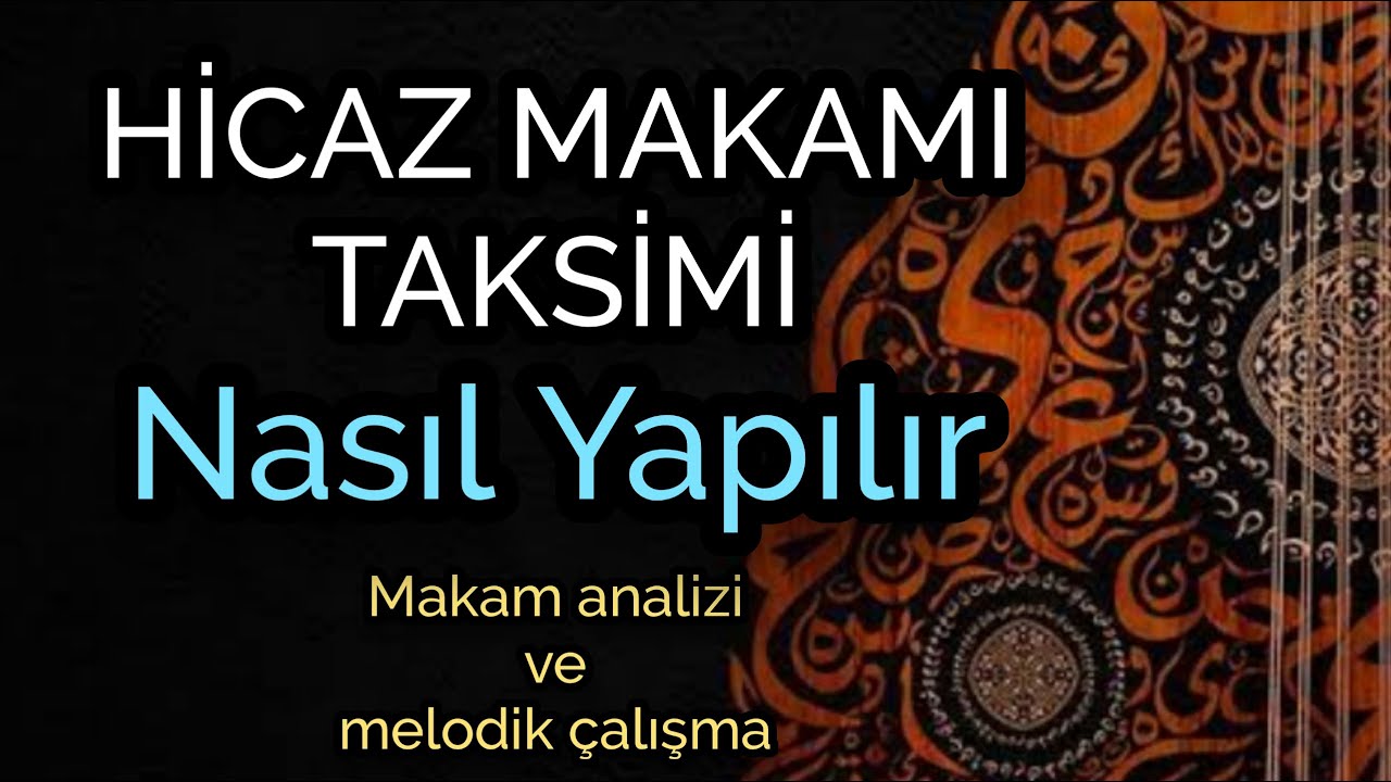 UD DERSİ 46 | Hicaz Taksimi Nasıl Yapılır? | #uddersi #udtaksimi #hicaz #hicazmakamı #hicaztaksimi