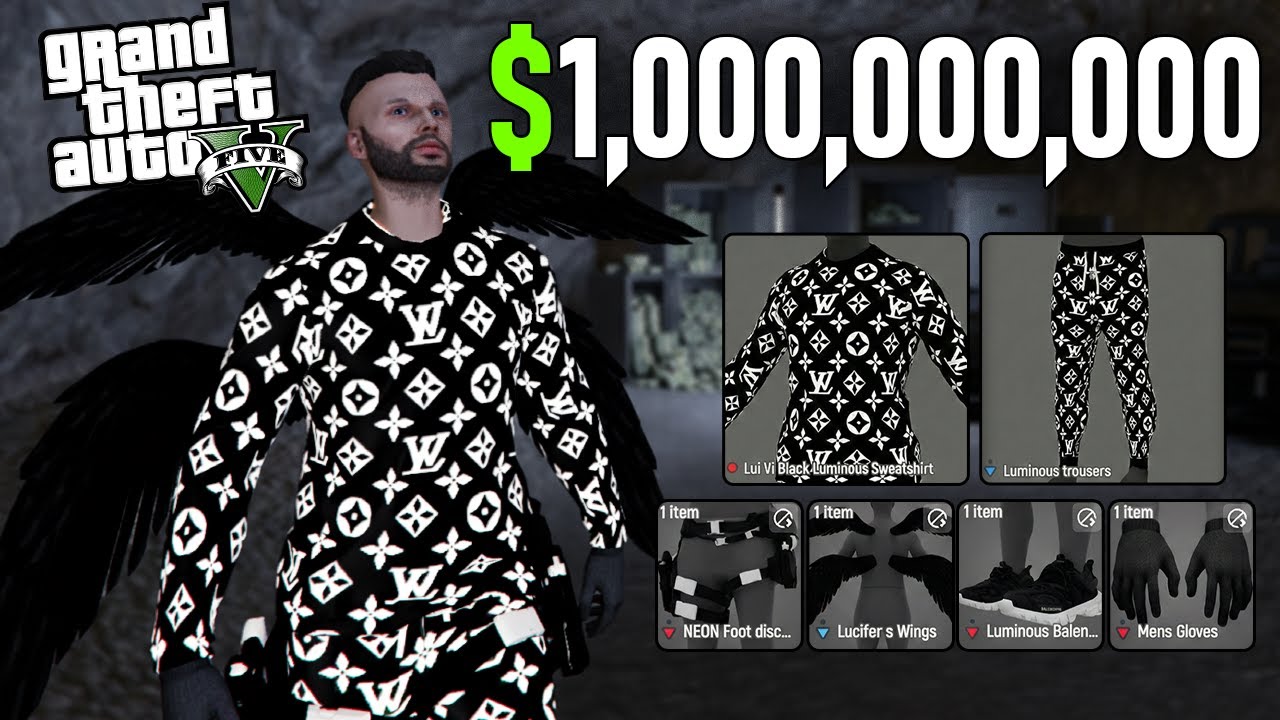 GTA 5 RP 'NİN EN ZENGİNİ OLDUM! OYUN BİTTİ !? 1 MİLYAR DOLARLIK LUI VI SİYAH SET EFSANEVİ EŞYA