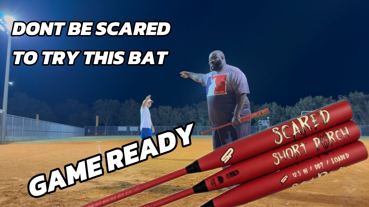 SHORTPORCH DDT HALLOWEEN SERIES SCARED USSSA GAME READY СОФТБОЛЬНАЯ БИТА