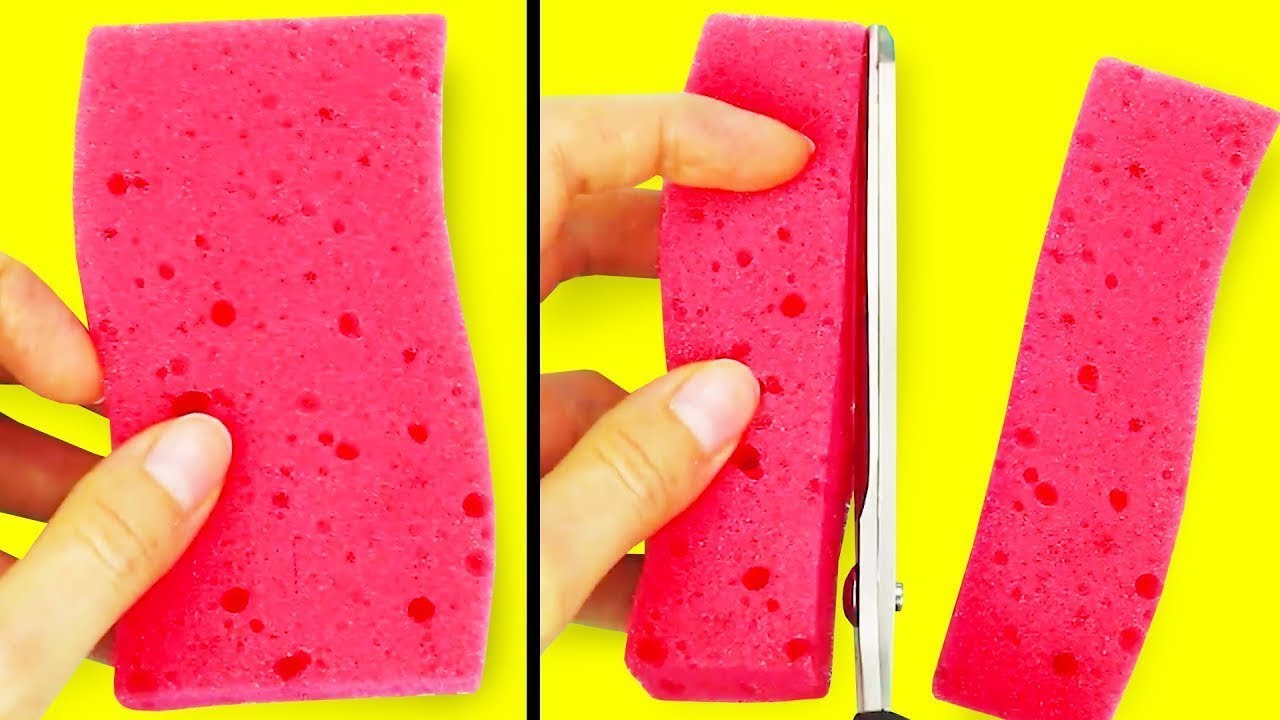 22 GENIALES TRUCOS CON ESPONJAS