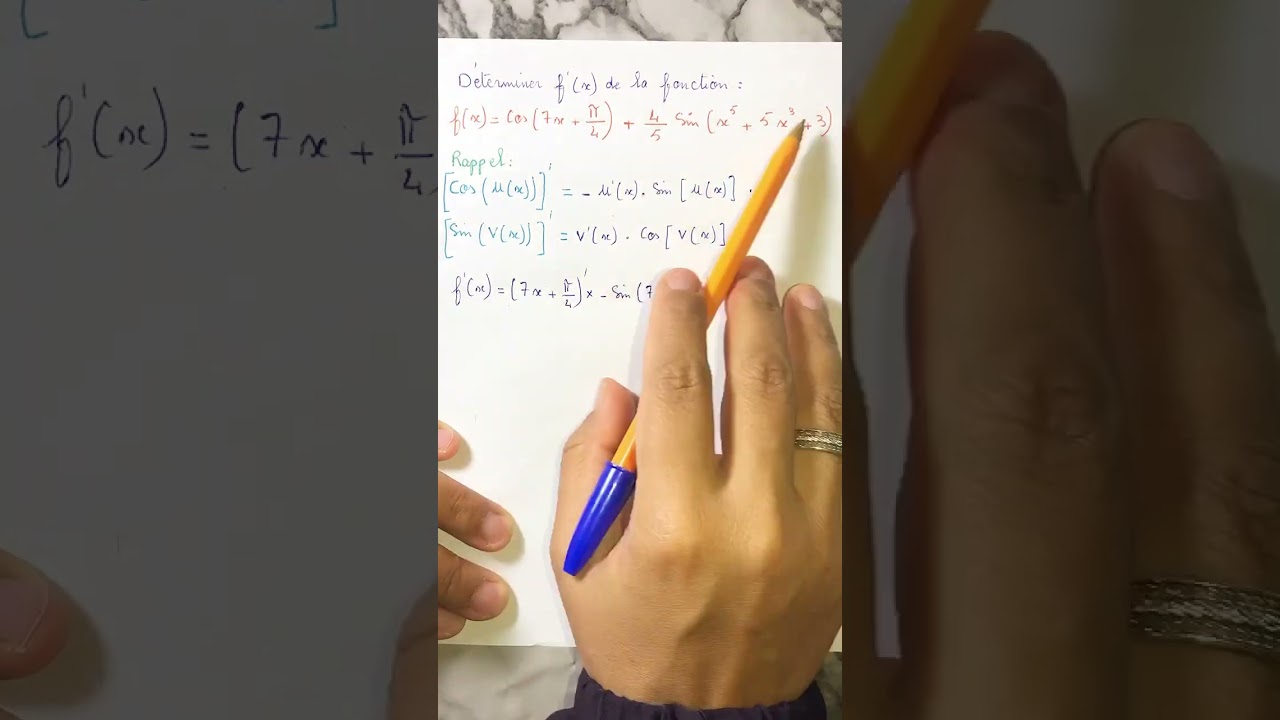 La derivation n 10: 1 bac sciences