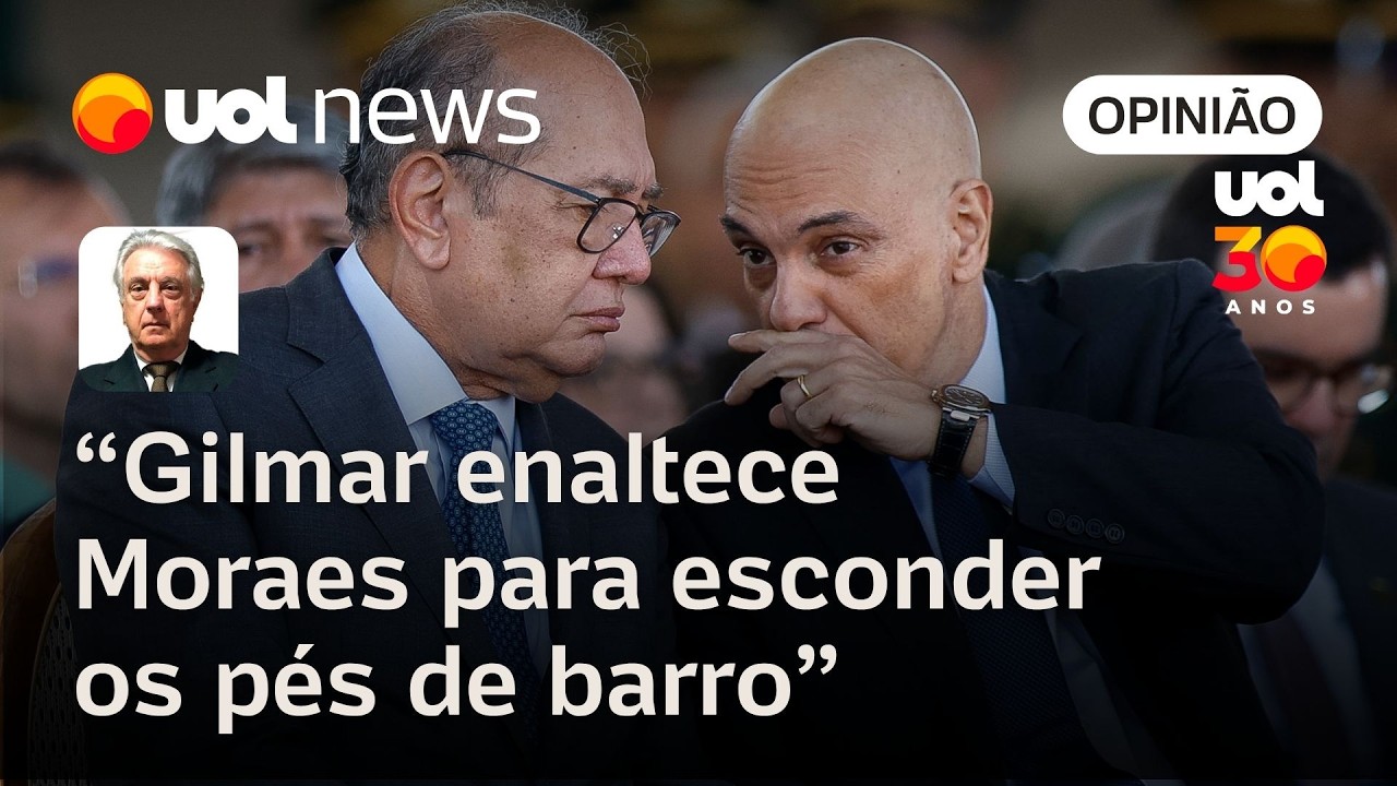 Gilmar Mendes enaltece Moraes para esconder a perda de credibilidade do STF | Maierovitch
