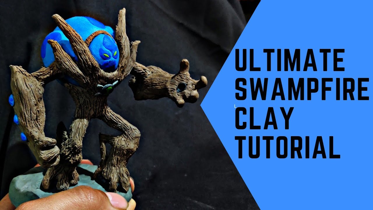Ultimate Swampfire | Ben 10 Ultimate Alien | clay tutorial (Sculpt with Amiq)