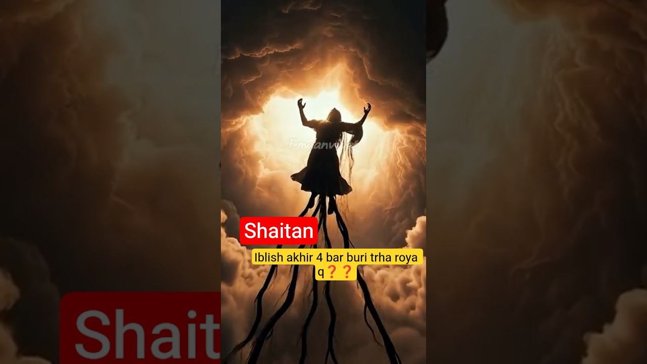 iblis ki 4 bhayank cheekh | shaitan story 