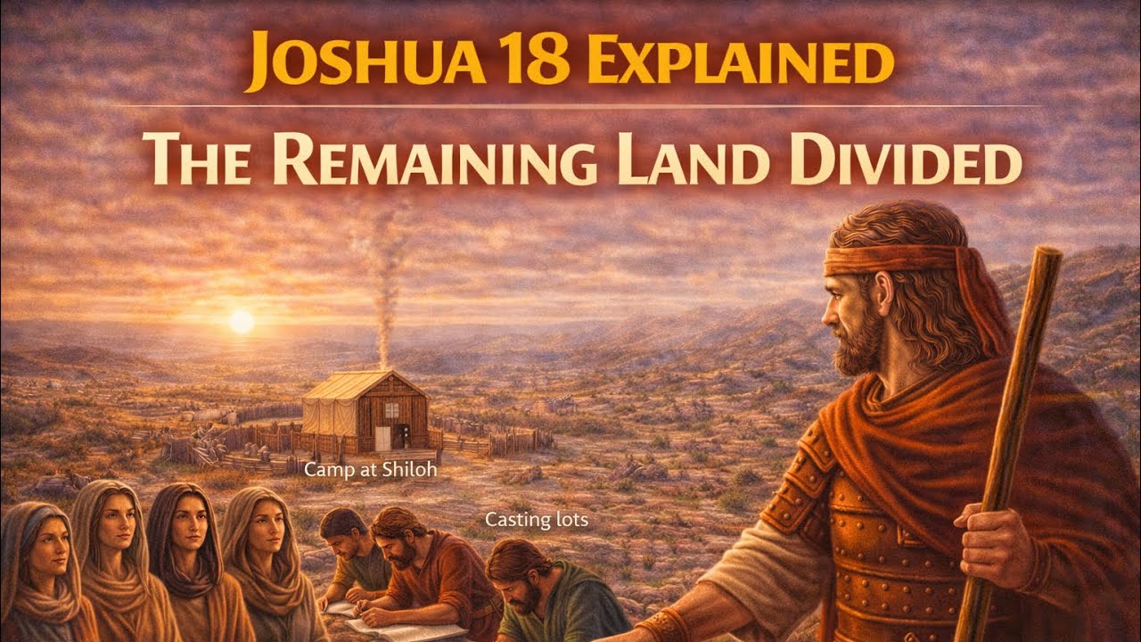 Joshua 18 Explained | The Remaining Land Divided