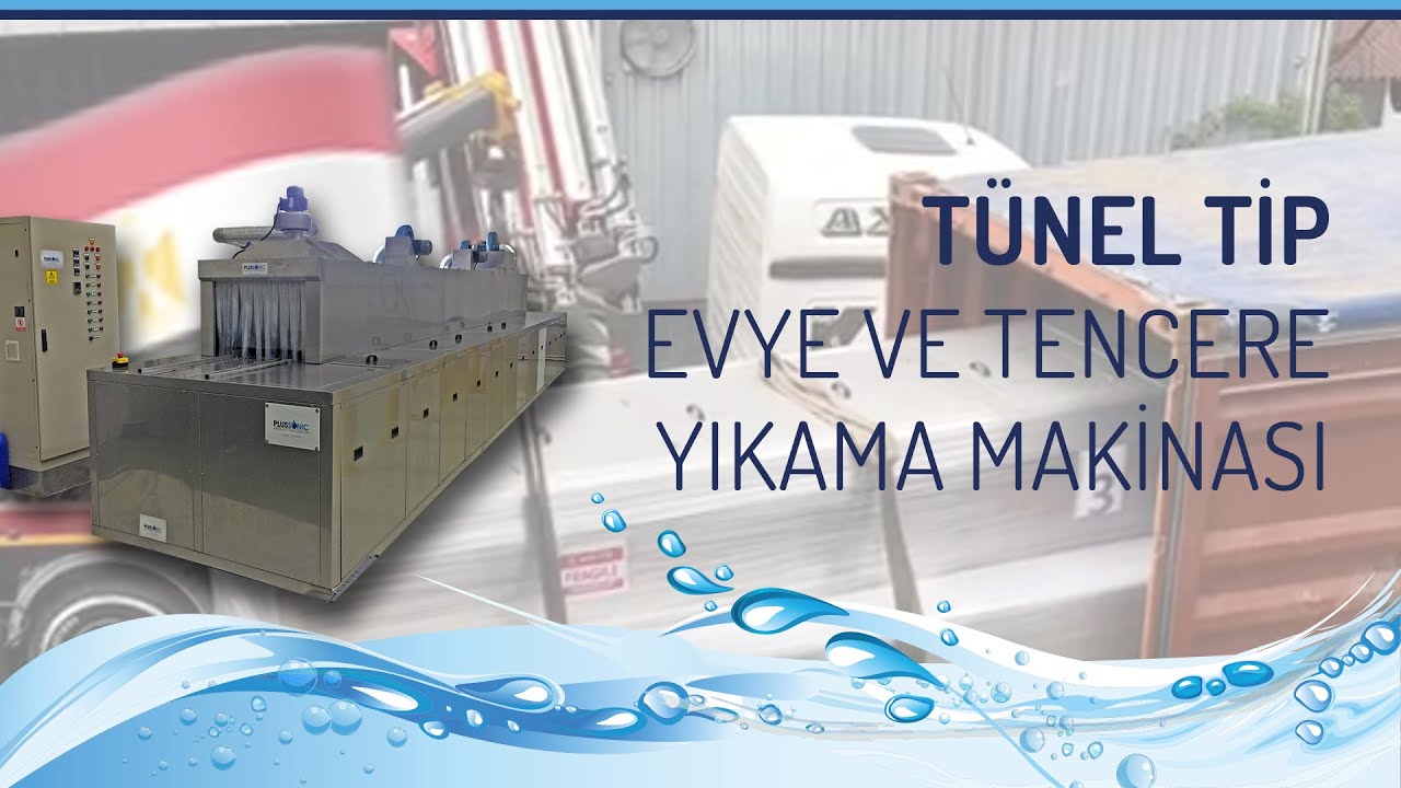 PLUSSONİC | TÜNEL TİP EVYE VE TENCERE YIKAMA MAKİNASI