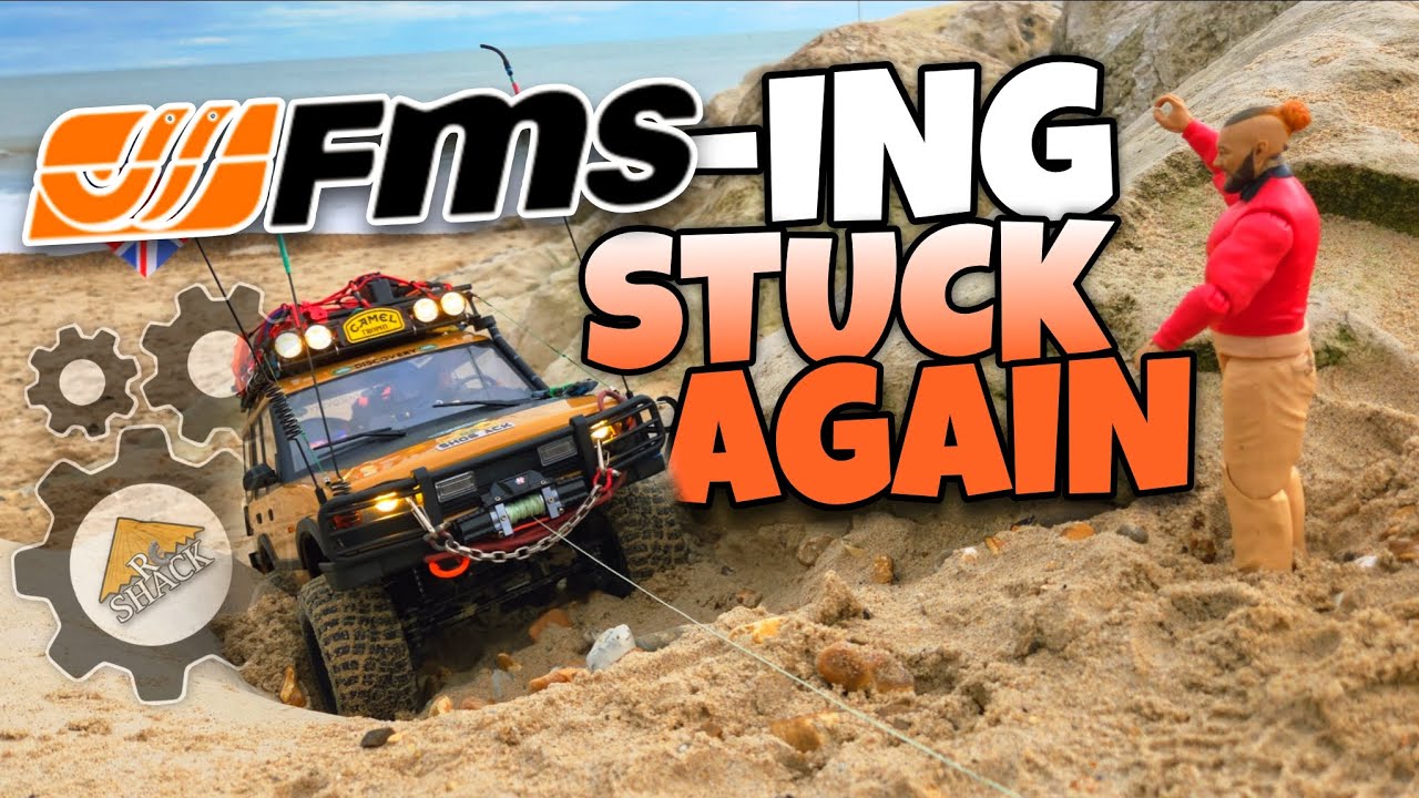 RC Crawler: FMS FCX10 Camel Trophy Discovery - Scale Beach Trail And RC Winching