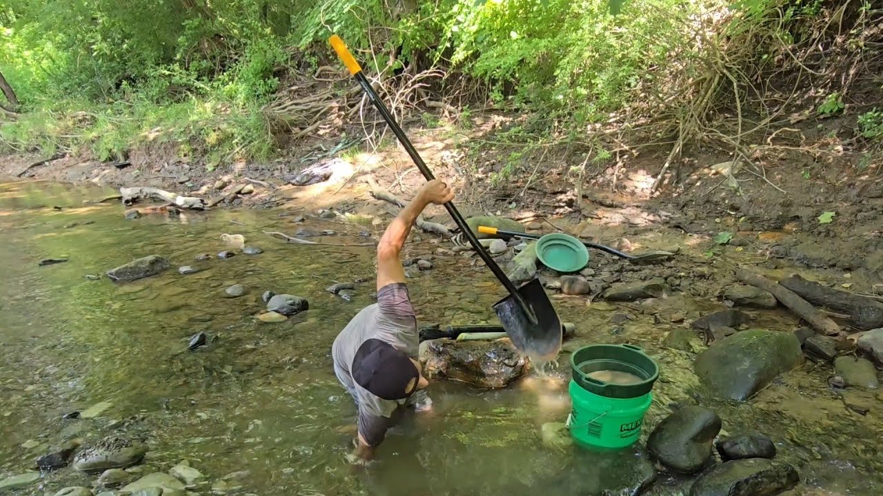 After finding chunky glacial gold, this happens... (or it should) #goldprospecting #pennsylvania 