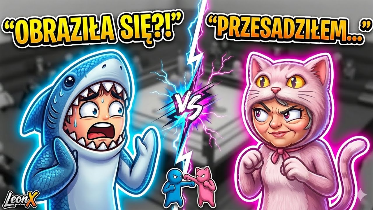 POSZŁO ZA DALEKO&hellip; Pokł&oacute;ciłem się z Mamą w GANG BEASTS! 😳 (ODC. 2)