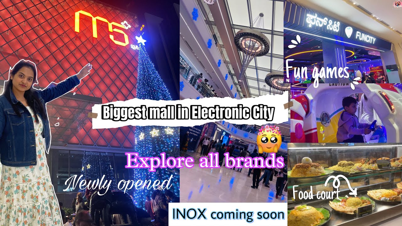 M5 mall Electronic City | Newly opened | First biggest mall in electronic city