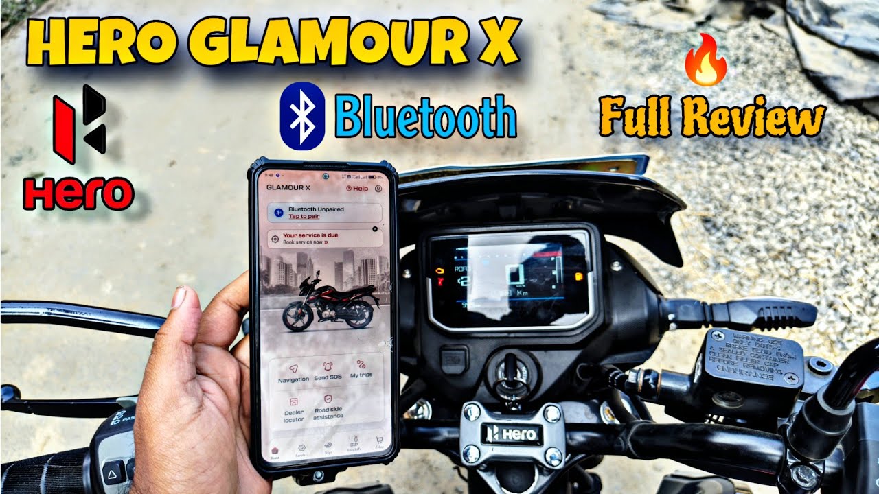 Hero Glamour X 125 Bluetooth Connect 🔥 Full Review 📱 | Call, SMS, Navigation | Worth it?