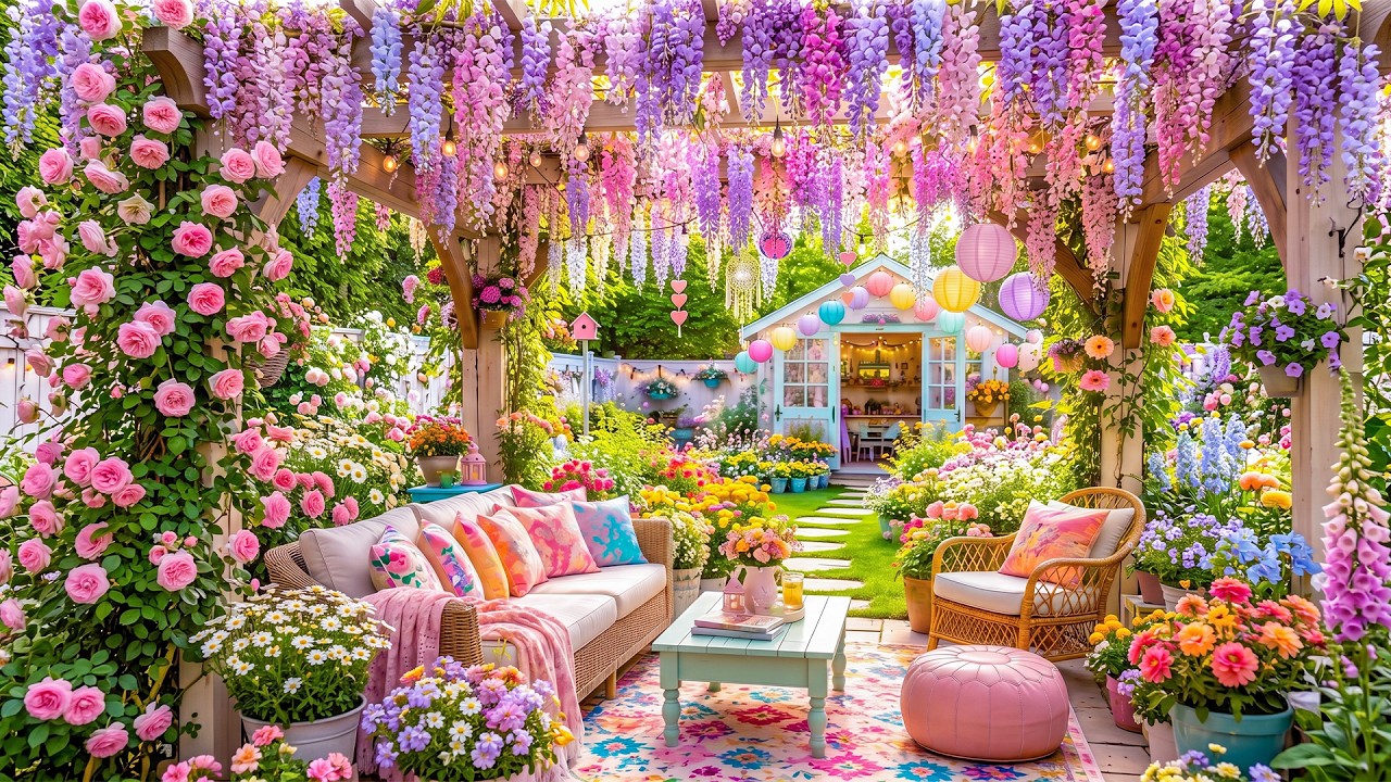 Никто не верит, что этот сад настоящий 🌸 Вдохновляющие идеи для создания умиротворяющего сада 🍃 П...