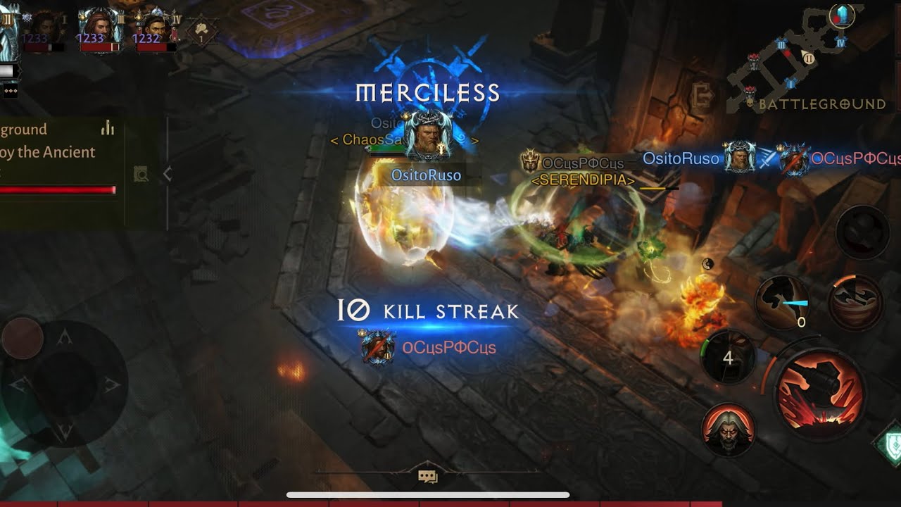Diablo Immortal. BG fun. FULL BUILD. DASH-TANK-CC BARB. Strong vs monks, necros and DHs