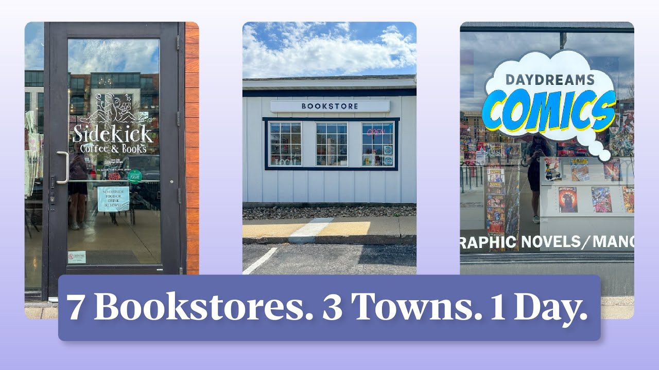 The Ultimate Indie Bookstore Day Adventure | 7 Bookstores in 1 Day 📚