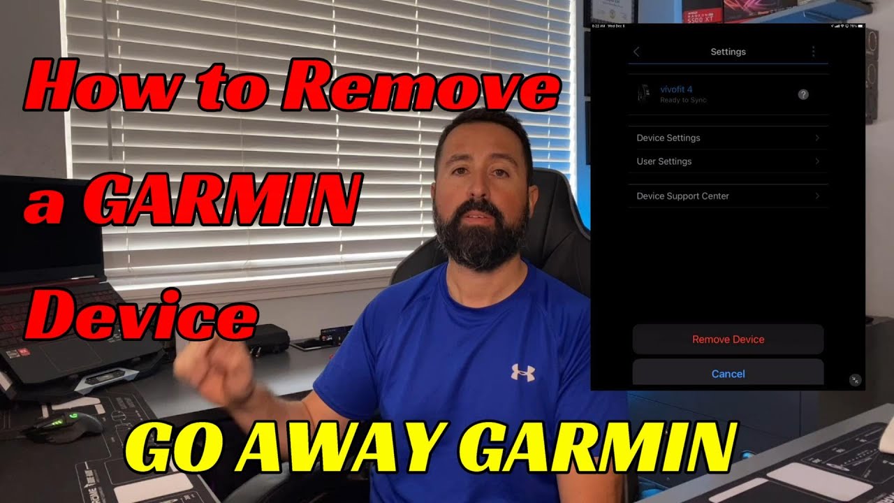 Garmin - How to remove a watch from your account.