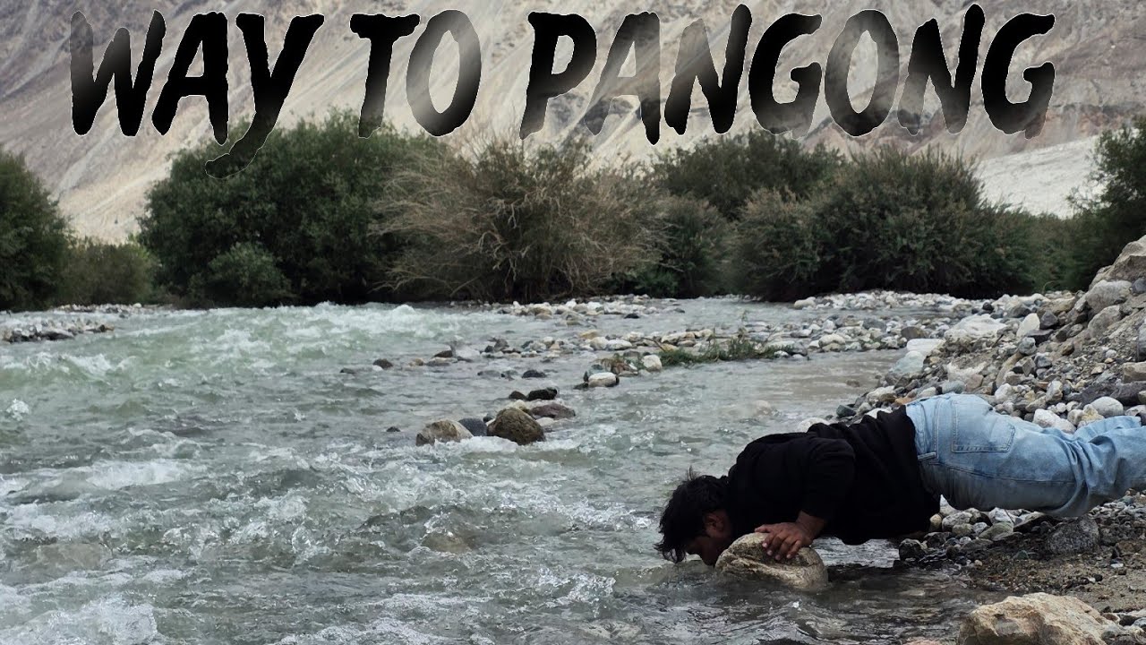Way to pangong lake || land slide phir se ho gyi || lucknow to ladakh || nubra valley to pangong 