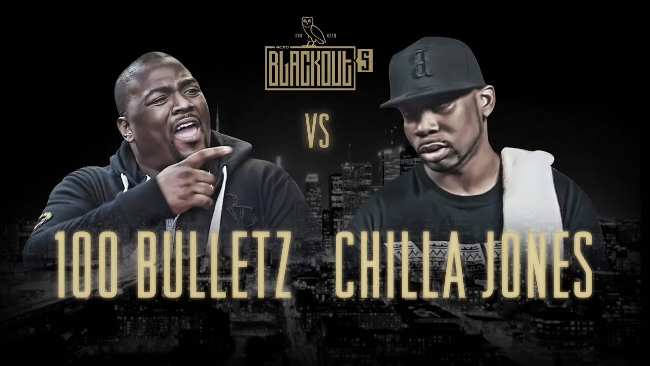 KOTD - Rap Battle - Chilla Jones vs 100 Bulletz | #Blackout5