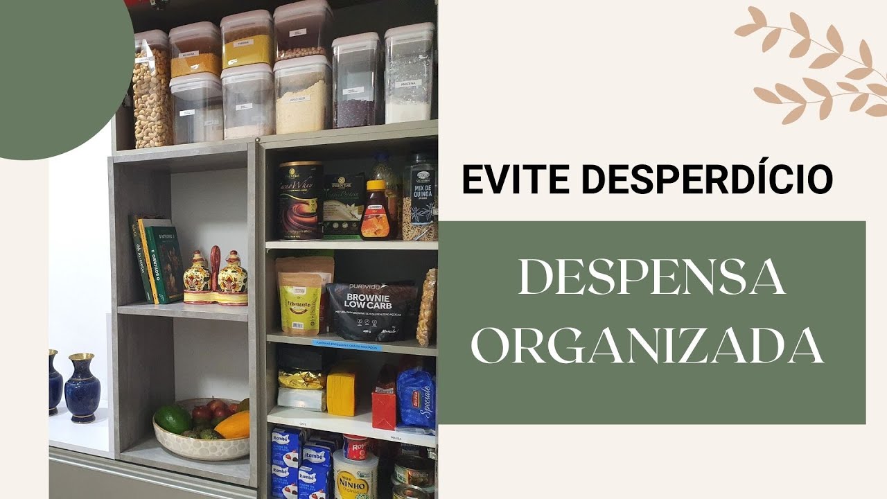 DESPENSA ORGANIZADA EVITA DESPERD&Iacute;CIO #casaorganizada #organiza&ccedil;&atilde;o #persoanlorganizer #despensa
