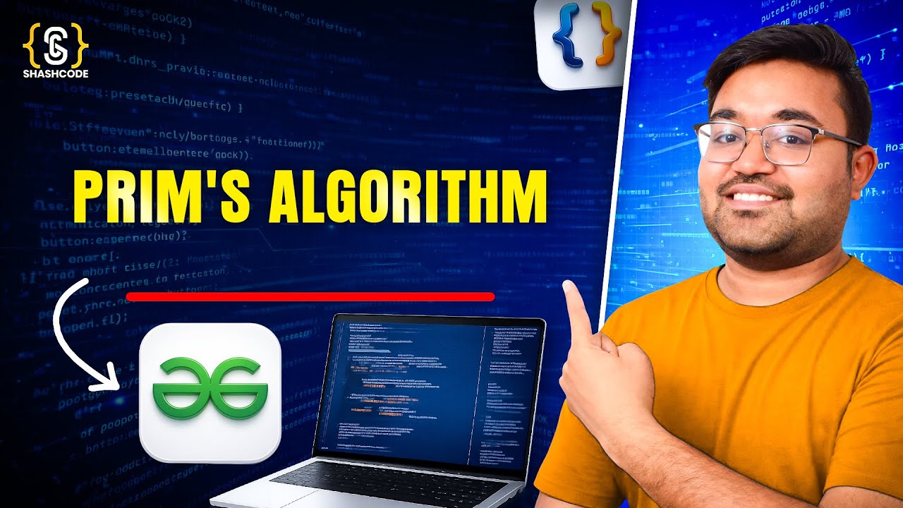 Prim's Algorithm | Minimum Spanning Tree | MST | Graphs | DSA | Java | hindi