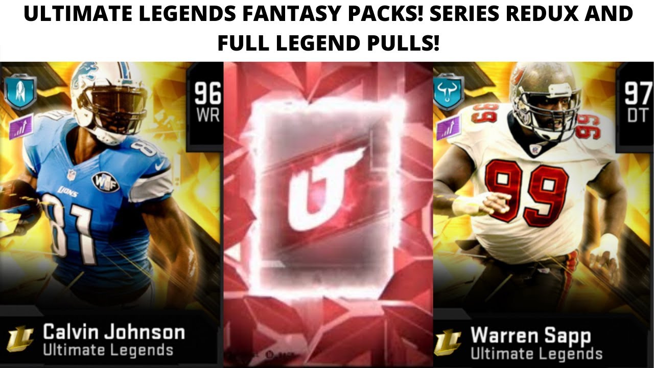 ULTIMATE LEGENDS FANTASY PACKS! FULL LEGEND AND SERIES REDUX PULL! MADDEN 20 ULTIMATE TEAM SERIES 5!