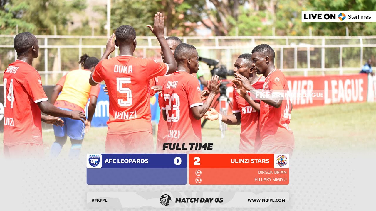 AFC LEOPARDS Vs ULINZI STARS VOICED HIGHLIGHTS