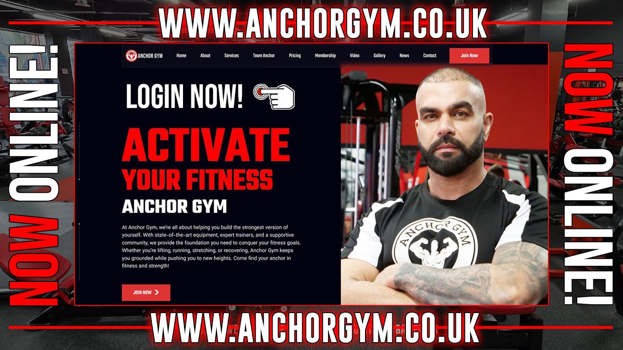 Anchor Gym | New Website Now Online! | WWW.ANCHORGYM.CO.UK | West Bromwich | Local Gym | Fitness
