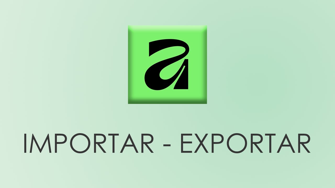 Cómo Importar y Exportar en Affinity