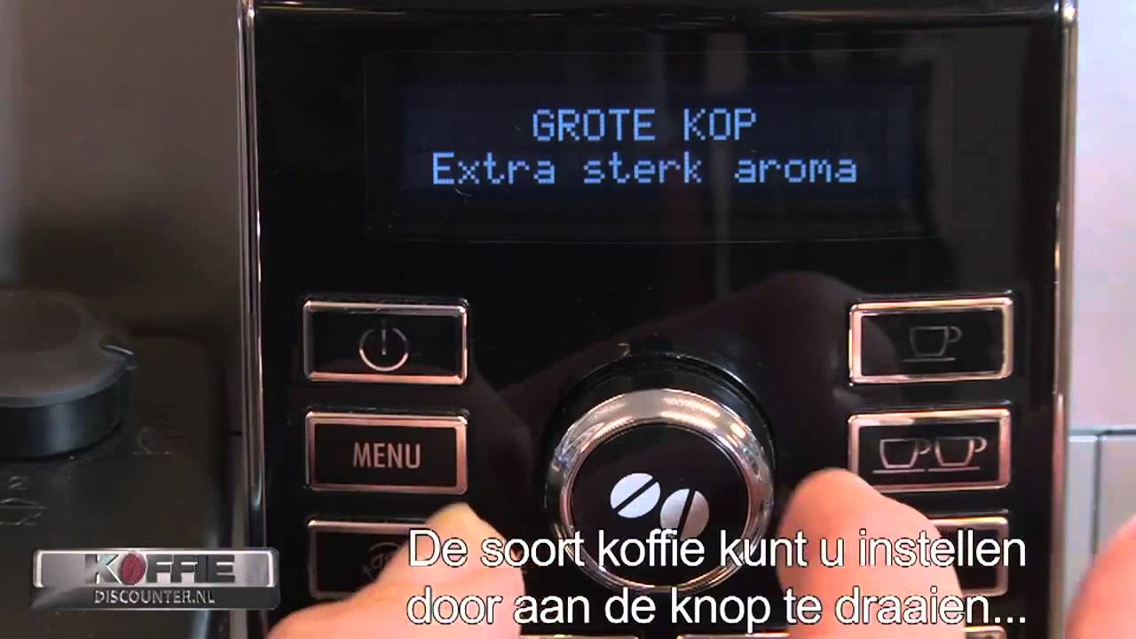 Delonghi ECAM 25 452 S compacte espressomachine, productvideo, uitleg Koffiediscounter.nl