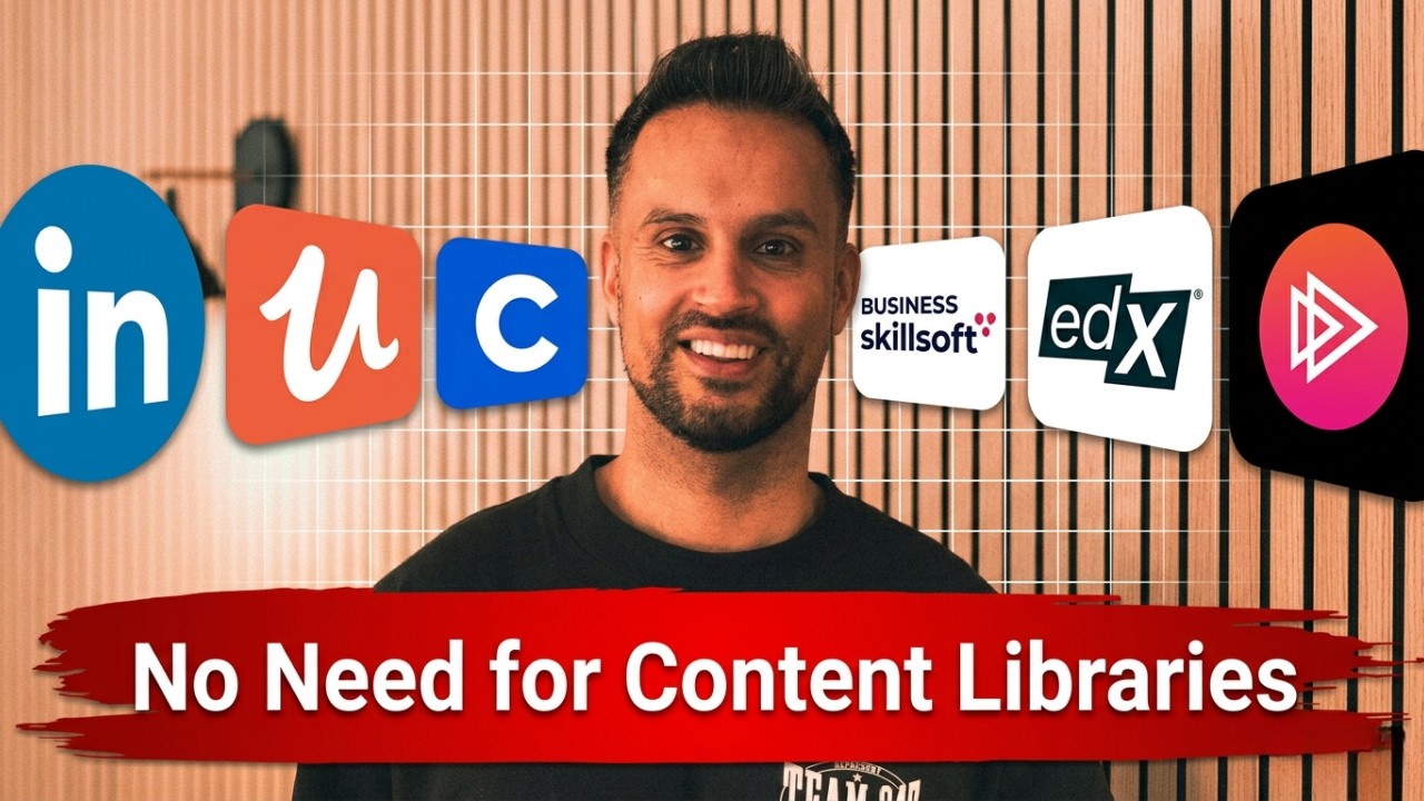 No need for content libraries such as Udemy Business, LinkedIn Learning