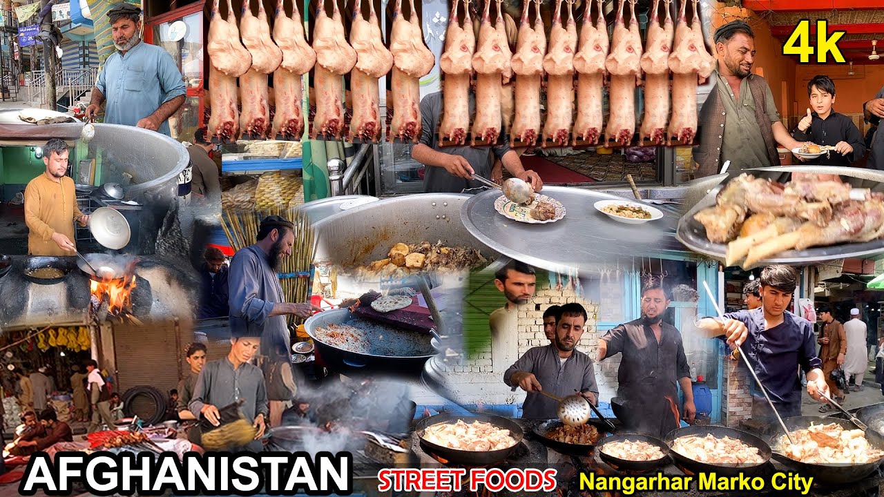 Breakfast in Nangarhar Marko Afghanistan | street food | Rush Dumpukht |  Kabab | 4k | 2025