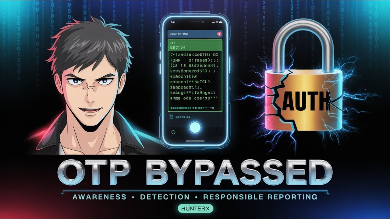 OTP BYPASSED 🔐 | How Authentication Fails | Ethical Hacker Awareness | HunterX