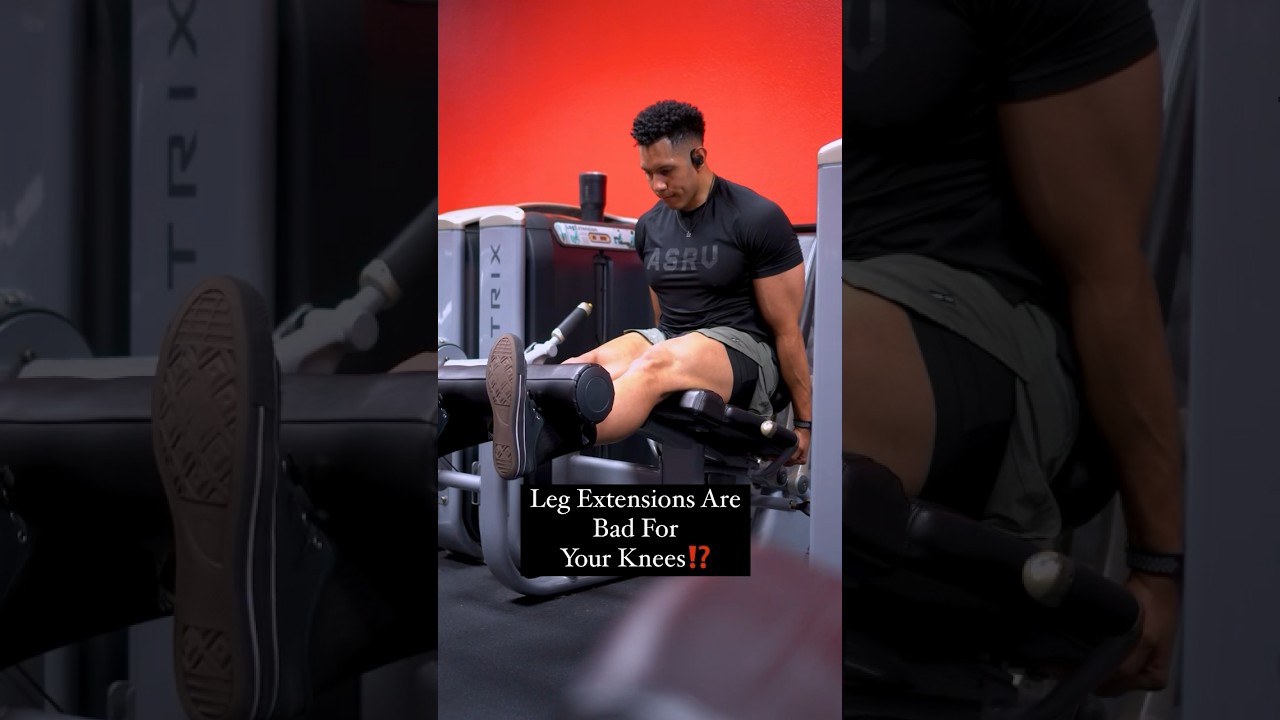 Leg Extensions Are Bad For Your Knees? #fitness