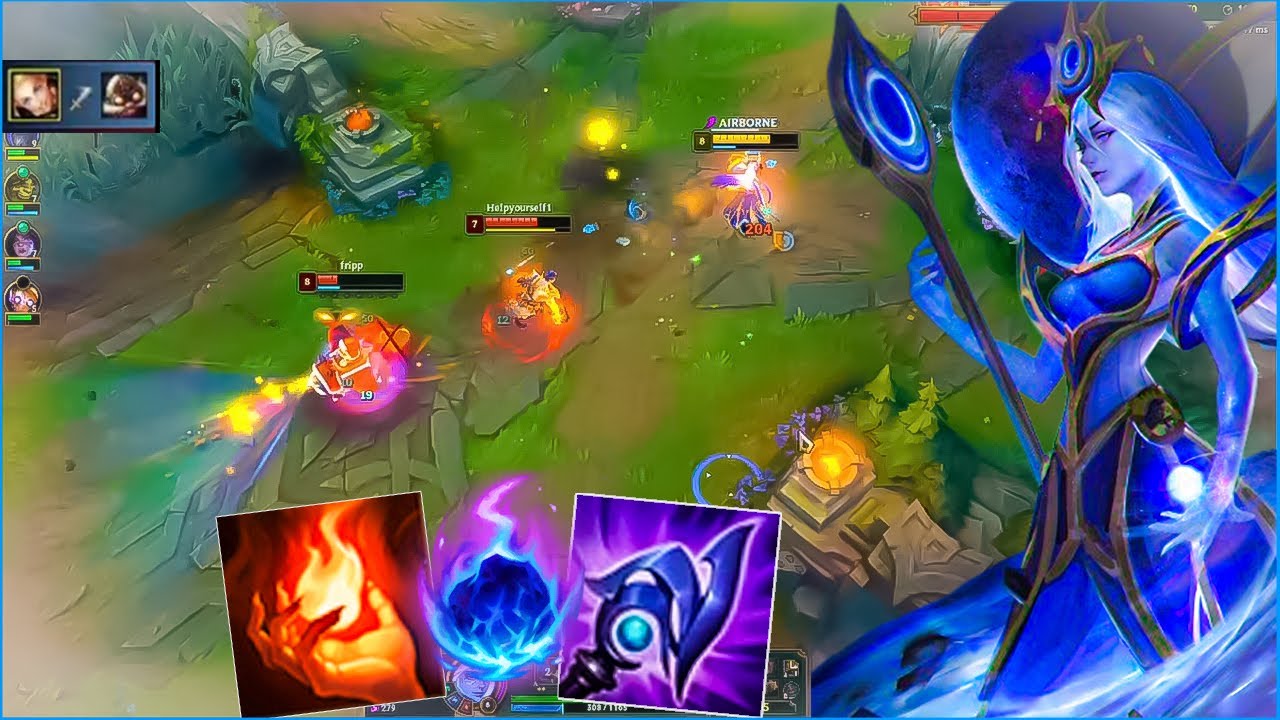 LUX  GamePlay Soloq Plat lll  EUW  - This Corki /LUX VS Galio - League Of Legends