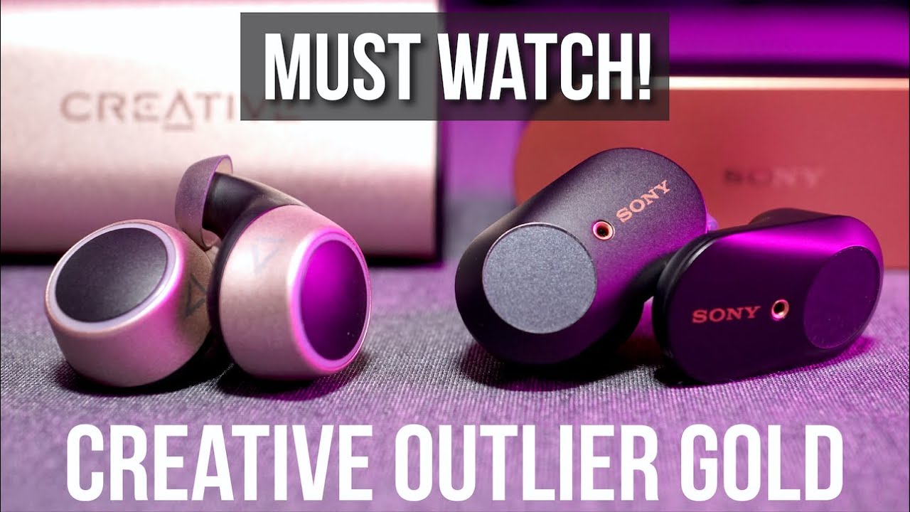 Listen Here! Creative Outlier Gold Voice Mic, Audio Latency Test Review (vs Sony WF-1000XM3)