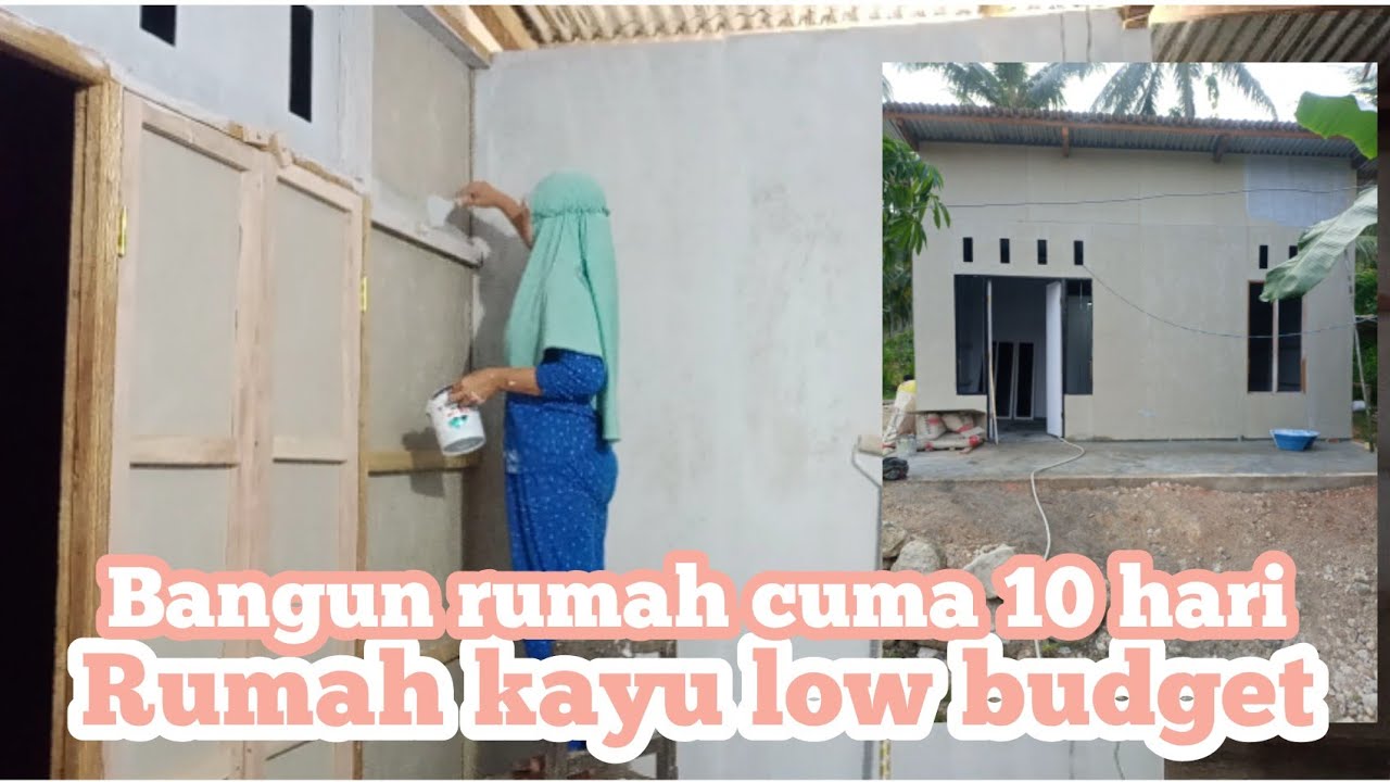 PROSES PEMBANGUNAN @mamanya_AwQil RUMAH KAYU LOW BUDGET
