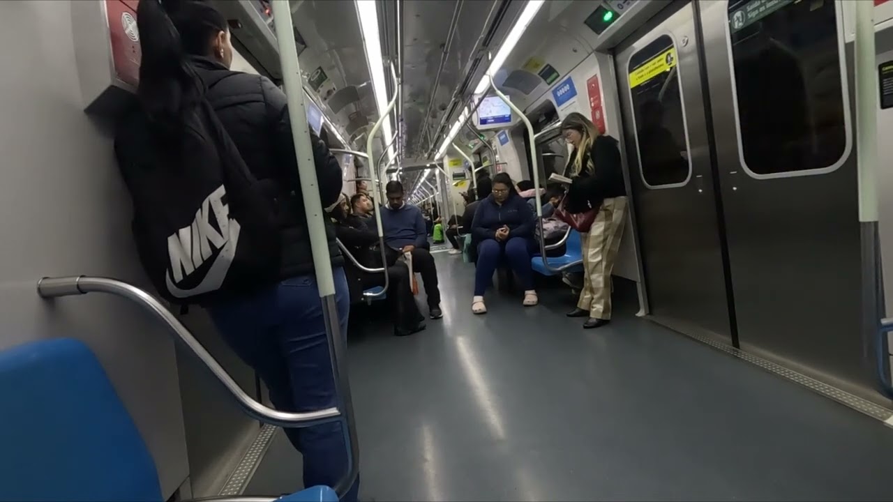 São Paulo Underground 🇧🇷 (Purple line 5 and Green line 2) - Campo Belo to Paraiso - July 2, 2025
