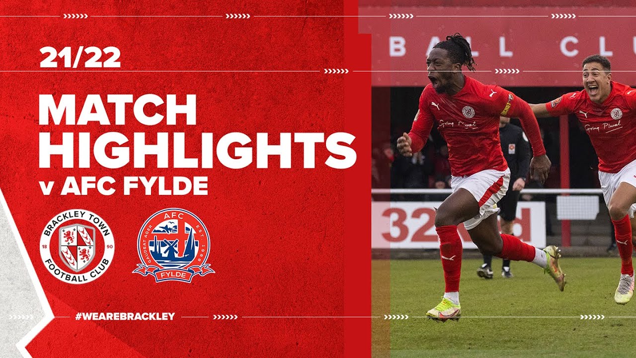 Highlights - Brackley Town v AFC Fylde Extended