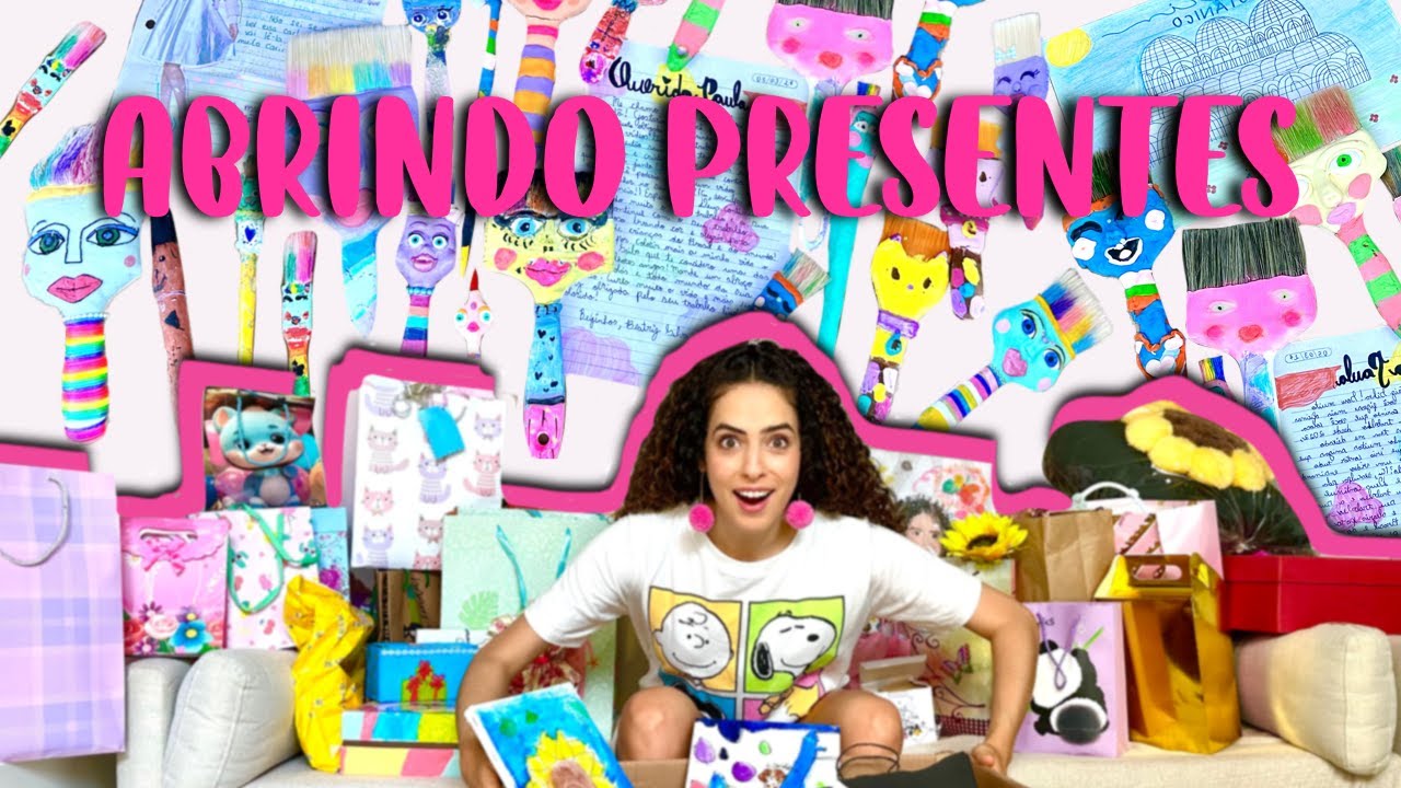 ABRINDO +500 PRESENTES DOS SEGUIDORES! Família pincel tá crescendo! Paula Stephânia